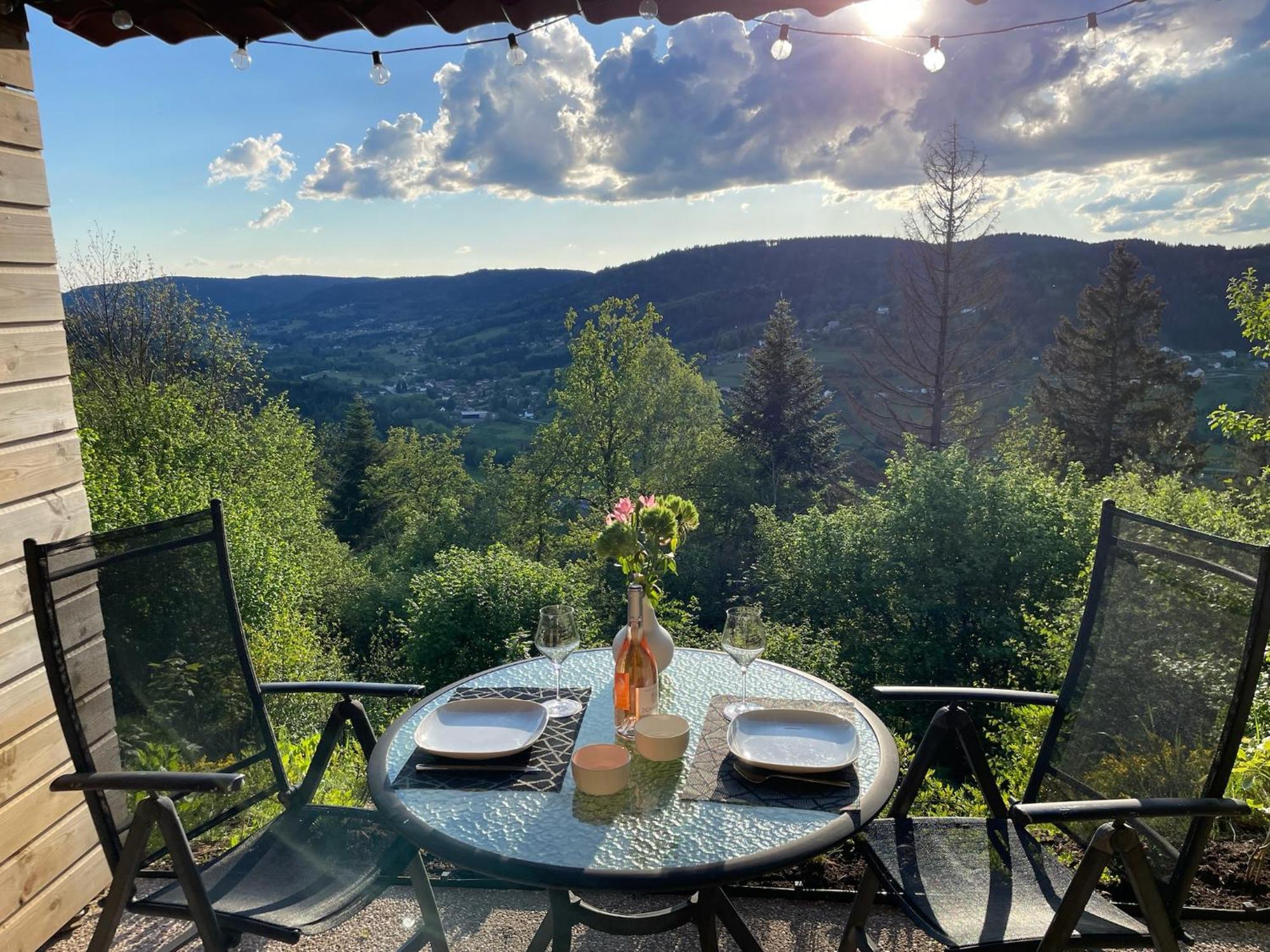 Le gîte cozy de Bouvacôte avec vue panoramique Le Tholy Exterior foto